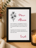 Affiche "Merci pour cette année " A5 avec Cadre