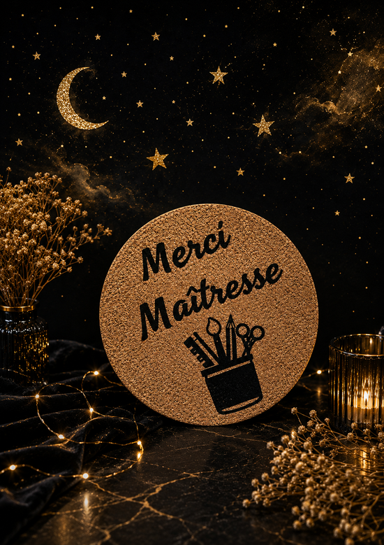 Sous de verre "Merci"