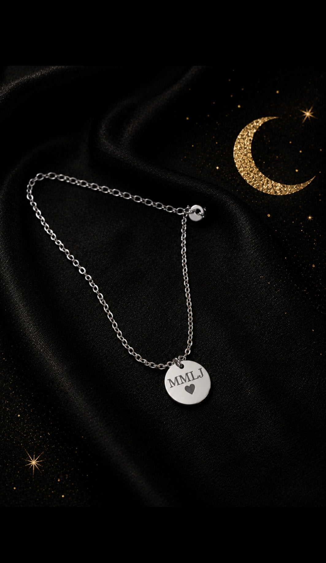 Bracelet personnalisé avec médaille gravée – Acier inoxydabl
